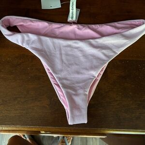 DIPPIN Daisy Bikini Bottom. Size medium reversible pink New W Tags $55 BOUTIQUE